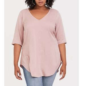 NWOT Torrid dusty pink tunic size 0